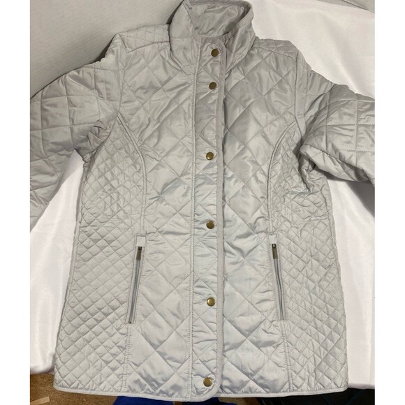 Appleseed’s Jacket Women’s PM Gray Berkshire Quilted  Lightweight NWOT Size PM - Picture 7 of 12
